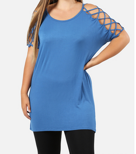 Blue Cage Top Plus Only