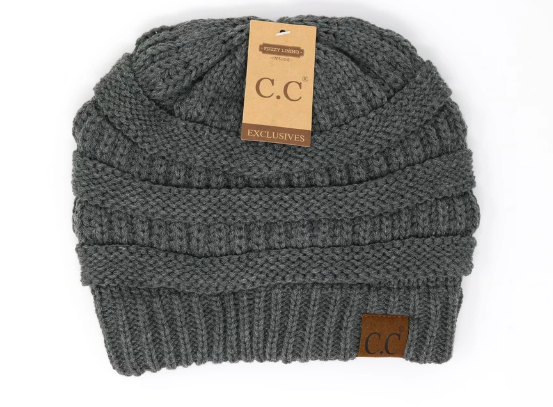 Classic Fleece Lined CC Beanie- no hole
