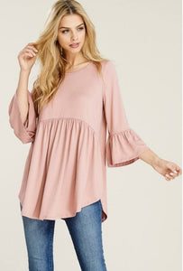 Trumpet Sleeve Black or Blush